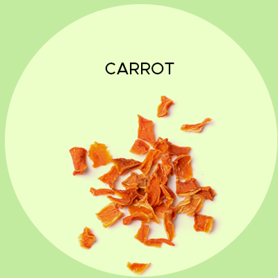 Carrots. Antioxidant. Rich in vitamins C, A, and E.