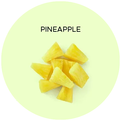 Pineapple. Antioxidant. Anti-Inflammatory. Immune support.